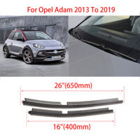 1 Bộ Cần gạt nước Dải cao su cho Opel Adam 2013-2019 Cần gạt nước Blade Refill 16 "26"