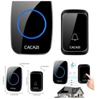 1 BỘ CHUÔNG CỬA BÁO KHÁCH TỪ XA KHÔNG DÂY THÔNG MINH