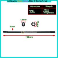 1 Bộ Cốt/ Trục Vát Quạt Điện Dài 19cm | 2 Bạc Thau Loại Tốt