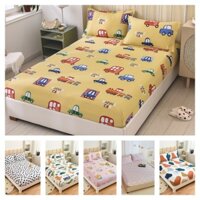 1 Bộ Drap giường 100% Cotton Họa Tiết Hoạt Hình