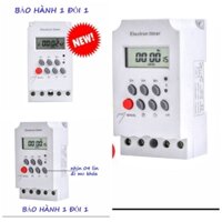 1 BỘ HẸN GIỜ TỰ ĐỘNG BẬT TẮT ĐÈN MÁY BƠM VÀ CÁC THIẾT BỊ ĐIỆN THÔNG MINH TIỆN DỤNG CÀI ĐẶT LẮP ĐẶT DỄ DÀNG HÀNG CAO CẤP