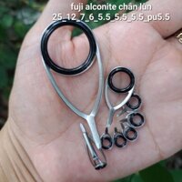 🔥1 bộ  Khoen fuji dựng cần lure, size m,mL