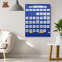 1 Bộ Lịch Học Tập Dành Cho Trẻ Em, Đồ Chơi Trẻ Em, Đồ Gia Dụng, Mầm Non, Thẻ Ảo Thuật