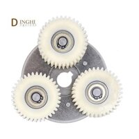 1 Bộ ly hợp bánh răng Ebike Bộ ly hợp bánh răng động cơ bằng nhựa + kim loại Bộ ly hợp bánh răng như thể hiện cho xe đạp điện 500W Động cơ bánh răng Nylon