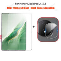 1 Bộ = Mặt Sau Bảo Vệ Ống Kính Máy Ảnh + Mặt Trước Trong Suốt Kính Cường Lực Bảo Vệ Màn Hình Cho Honor Magic Pad 2 (12.3 inch) 2024 ROD2-W09