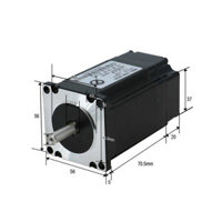 1 bộ Nema23 285 oz Vòng kín Stepper Motor 2Nm HBS57H Servo Driver 24-80v và 3 mét mã hóa cáp
