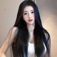 1 Bộ Tóc Giả Nữ Tóc Dài Full Mũ Thắt Lưng Dài Đen Giữa Chiều Dài Nổ Tóc Thẳng Dài