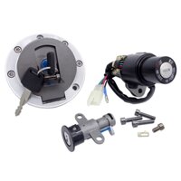 1 Bộ Xe Máy Đánh Lửa Nhiên Liệu Bình Khí Nắp Bao Khóa Có Chìa Khóa Dành Cho Xe Yamaha FZR400 FZR250 TZR250 TZM150 TZR125 TDR125