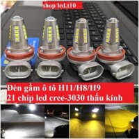1 Bóng đèn H11 / H8 /H9, 9005 /9006 gắn đèn gầm ô tô LED siêu sáng Cree 3030
