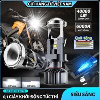 1 Bóng Đèn LED Mini H4 Chất Lượng Cao Cho Xe Máy Hi/Lo Dầm 6500K 4300K 3000K đèn LED Sương Mù Cho Ô Tô Xe Máy 12V