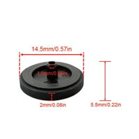 1 Cái 14.5x5.5x2x1.5mm Cao Su Nhàn rỗi Bánh Xe Đai Vòng Làm biếng Vòng Cho Sharp 800 900 Âm Thanh Băng Ghi Cassette Sàn Stereo Player