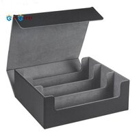 1 Cái 1800 + Hộp Đựng Thẻ Cho Thẻ Giao Dịch Hộp Bảo Quản Thẻ Từ Màu Đen + Xám