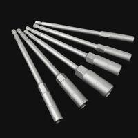 1 Cái 5.5-19mm Kéo Dài Điện Khoan Ổ Cắm Đầu Bu Lông Đai Ốc Trình Điều Khiển Bit Tác Động Mũi Khoan Adapter Ổ Cắm Cờ Lê Thanh Nối Dài 150mm