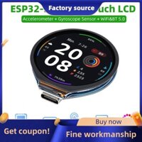 1 CÁI Bảng phát triển ESP32-S3 Màn hình cảm ứng 1,28 Inch Màn hình LCD tròn ABS với WiFi Cảm biến con quay hồi chuyển gia tốc Bluetooth