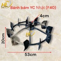 1 cái Bánh bám YC Nhật (F40) lỗ cốt phi 40 máy cày máy nổ hùng lỳ