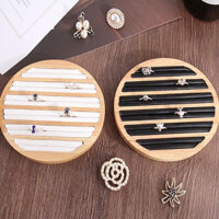 1 Cái, Bông Tai Nhẫn Bằng Gỗ Lưu Trữ Khay Trưng Bày Trang Sức Trăm Nhẫn Bông Tai Khay Trưng Bày Khay Đựng Quầy Lưu Trữ, Kích Thước: Di