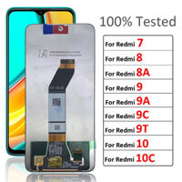 1 Cái Cho Redmi 7 8 8A 9 9A 9C 9T 10 10C Màn Hình Hiển Thị LCD Màn Hình Cảm Ứng Lắp Ráp Màn Hình LCD Bộ Số Hóa Lắp Ráp Các Bộ Phận Thay Thế