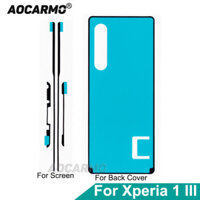 1 Cái Cho SONY Xperia 1 III X1iii Màn Hình LCD Phía Trước Màn Hình Dính Mặt Sau Nhà Ở Cửa Miếng Dán Keo Băng