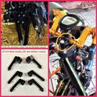 1 CÁI CỔ ĐỘ GHI ĐÔNG 5 KHÚC LẮP CHO XE ĐẠP ĐIỆN XE ĐIỆN CỰC CHẤT MẪU MỚI HÀNG CAO CẤP