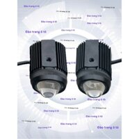 1 cái đèn bóng trợ sáng siêu led siêu sáng siêu chịu nước dùng điện 12v 24v lắp cho ô tô xe máy đều được mini dễ sử d