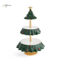 1 Cái Giáng Sinh Đĩa Trái Cây Cây Món Tráng Miệng Bàn Đựng Thực Phẩm Món Tráng Miệng Bàn Trưng Bày Đứng Tổng Hợp Nhựa