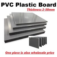 1 Cái-Gray Tấm Nhựa PVC Tấm Cứng Chống Ăn Mòn 100 150 200 250 300 400mm Dày 2-50mm Cho Thiết Bị Điện Tử