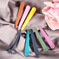 1 cái kẹp tóc hình vịt màu kẹo cho bé gái, phụ kiện tóc thời trang nữ bằng nhựa, kẹp tóc cắt tóc ----   BPWZ.