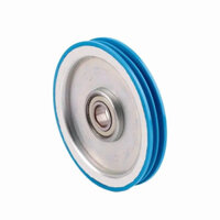 1 Cái / lốc 140x20x6204 Cửa Treo Bánh Xe Đôi Rãnh Dây Thép Đồng Bộ Bánh Xe Thang Máy Phần Nâng Phụ Kiện