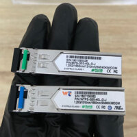 1 cái Module quang SFP 1.25G SM 1 core TX1310/RX1550nm và TX1310/RX1550nm 40KM LC DDM A side, tích hợp Cisco