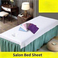 1 Cái Sọc Thẩm Mỹ Viện Ga Trải Giường SPA Massage Giường Tấm Có Lỗ 6 Màu Để Lựa Chọn