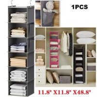 1 Cái Treo Tủ Quần Áo Sắp Xếp Và Bảo Quản, Tủ Quần Áo 6 Lớp Kệ Treo