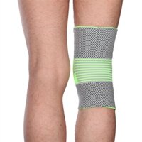 1 cái tự sưởi ấm kneepad trị liệu từ tính đai hỗ trợ đầu gối máy mát xa miếng đệm viêm khớp tourmaline correction green
