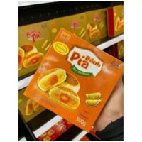 1 cái/500 g bánh pía 4 trứng muối đậu xanh sầu riêng tân huê viên đặc sản sóc trăng