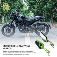 1 Cặp 10 Mm 8 Mm Đa Năng Xe Máy Gương Màu Xanh Tay Cầm Cuối Gương Xe Máy Gương Bên Có Thể Điều Chỉnh Xoay Xe Tay Ga