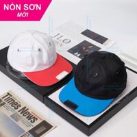 1 Cặp 2 Nón Sơn Đen Xanh Và Trắng Đỏ Chính Hãng Hàng Chuẩn Tem 7 Màu Cao Cấp Mới/ Nón Kết Sơn