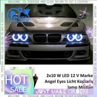 1 Cặp 8000K Trắng LED Thiên Thần Mắt Đánh Dấu Halo Bóng Đèn Cho-BMW E39 E53 E60 E63 E64 E66 E87 5 6 7 X3 X5