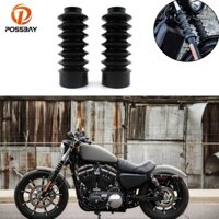 1 Cặp Bọc Phuộc Trước 39mm Bằng Cao Su Dài Cho Xe Mô Tô harley davidson sportster xl fxd
