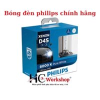 [1 cặp] Bóng xenon Philips chân D1S, D2S, D3S, D4S 6000k bảo hành 3 năm
