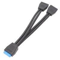 1 Cáp Chia Cổng mini usb 3 0 19pin 20pin 1 Sang 2 Tiện Dụng