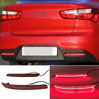 1 Cặp Dành Cho Xe KIA RIO Sedan 4 Cửa 2012 2013 2014 2015 LED Phía Sau Ốp Lưng Phản Quang Đèn Lái Xe Phanh Bật Signl Đèn