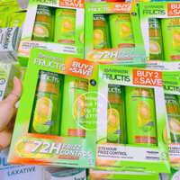(1 cặp) dầu gội xả Garnier Fructis Sleek Shine Vitamin E Keratin Moroccan Argan Oil chuẩn Mỹ