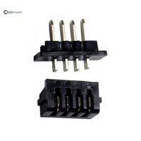 1 Cặp Đầu Nối Xả Nguồn Pin EBike 4Pin Đầu Nối Nam Nữ Đế Pin / Tấm Nhựa Đen + Kim Loại Cho Hailong