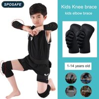 1 Cặp Đệm Bảo Vệ Đầu Gối / Khủy Tay Bằng Xốp Dày Dặn Thoáng Khí Thoải Mái Cho Bé