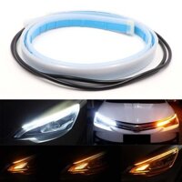 1 Cặp Đèn LED mí dài 60 cm DRL Cho Xe Ô Tô chất liệu Ống cao su Mềm Dẻo LED Strip Dẫn Hướng Tín Hiệu Rẽ đèn led xi nhan chống thấm nước