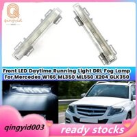 1 Cặp Đèn LED Trước Chạy Ban Ngày Đèn Sương Mù DRL Cho W166 ML350 ML550 X204 GLK350 A2049065401 A2049065501