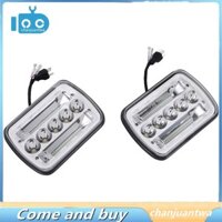 1 Cặp Đèn Pha LED 240W 5X7inch 7X6inch Hi-Lo Beam DRL Cho XJ YJ