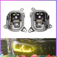 1 Cặp Đèn Pha Mô Đun LED Mắt Thiên Thần DRL Nguồn Sáng Vàng Cho X3 G01 X4 G02 2016-2019 63117466107 63117466108 Barywheeler