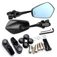 1 Cặp Đua Xe Máy Gương Thể Thao Xe Đạp Gương Chiếu Hậu Cho Kawasaki Ninja 300 Ex300 Ninja 400 Ninja 250sl ZX-6R ZX636 ZX6R