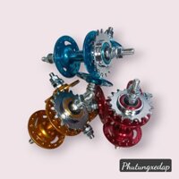 1 cặp Đùm Fix (fixed gear) nhôm 32 lỗ kèm líp chết cao cấp