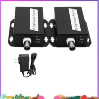 1 Cặp Ethernet IP Extender qua Coax HD Network Kit EoC Cáp Đồng Trục Truyền Mở Rộng US CẮM barrywheeler